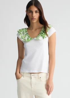 Liu Jo T-shirt avec fronces imprimé|Femme T-Shirts Et Tops