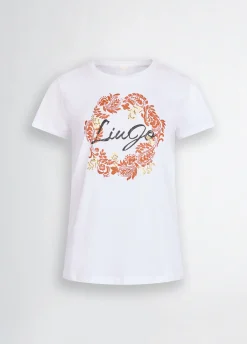 Liu Jo T-shirt avec imprimé à fleurs|Femme T-Shirts Et Tops