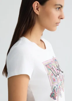 Liu Jo T-shirt avec imprimé à fleurs|Femme T-Shirts Et Tops