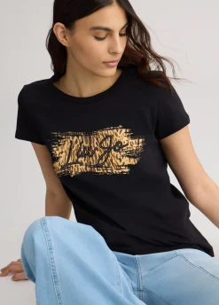 Liu Jo T-shirt avec imprimé animalier|Femme T-Shirts Et Tops