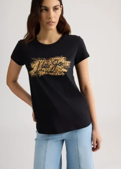 Liu Jo T-shirt avec imprimé animalier|Femme T-Shirts Et Tops