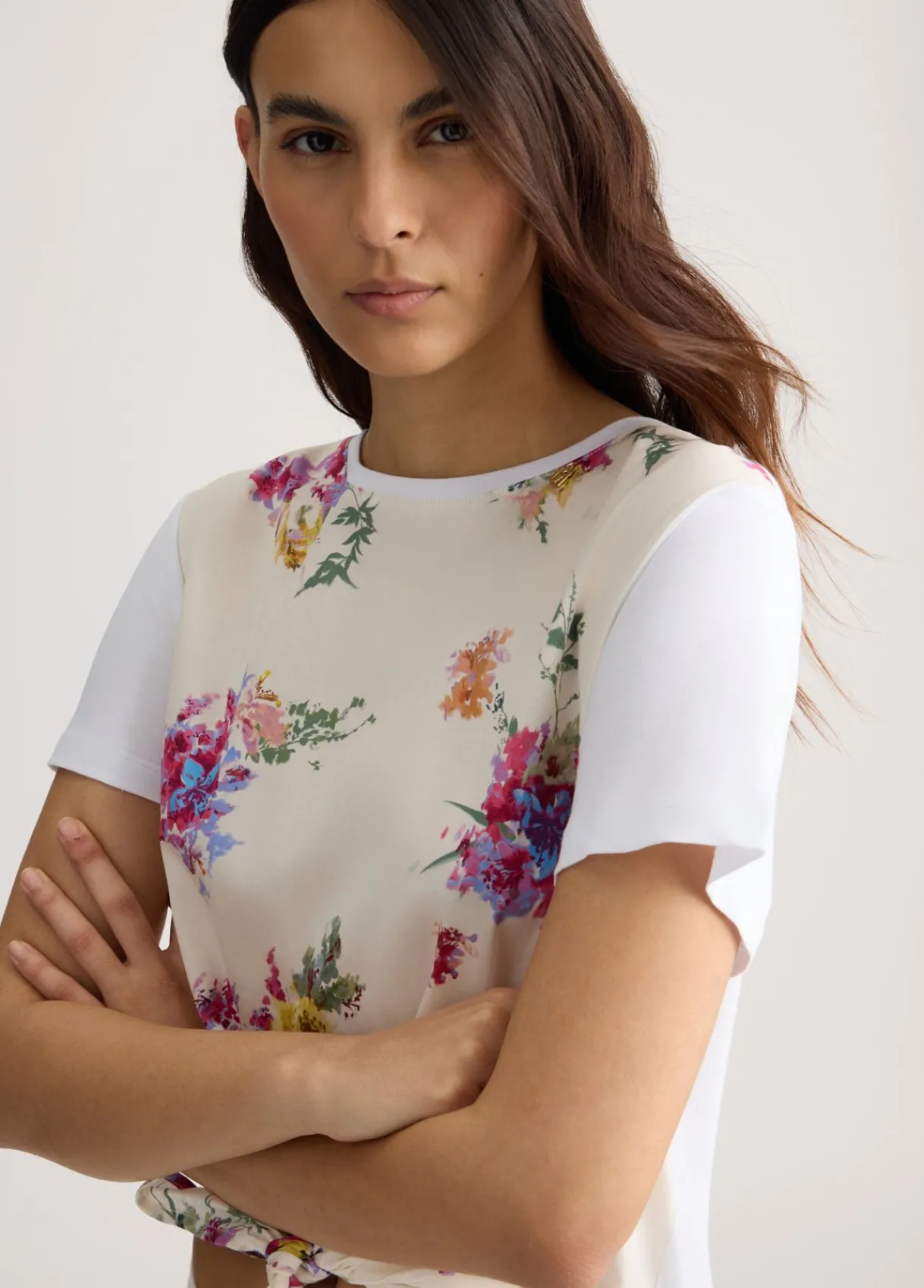 Liu Jo T-shirt avec imprimé et nœud|Femme T-Shirts Et Tops