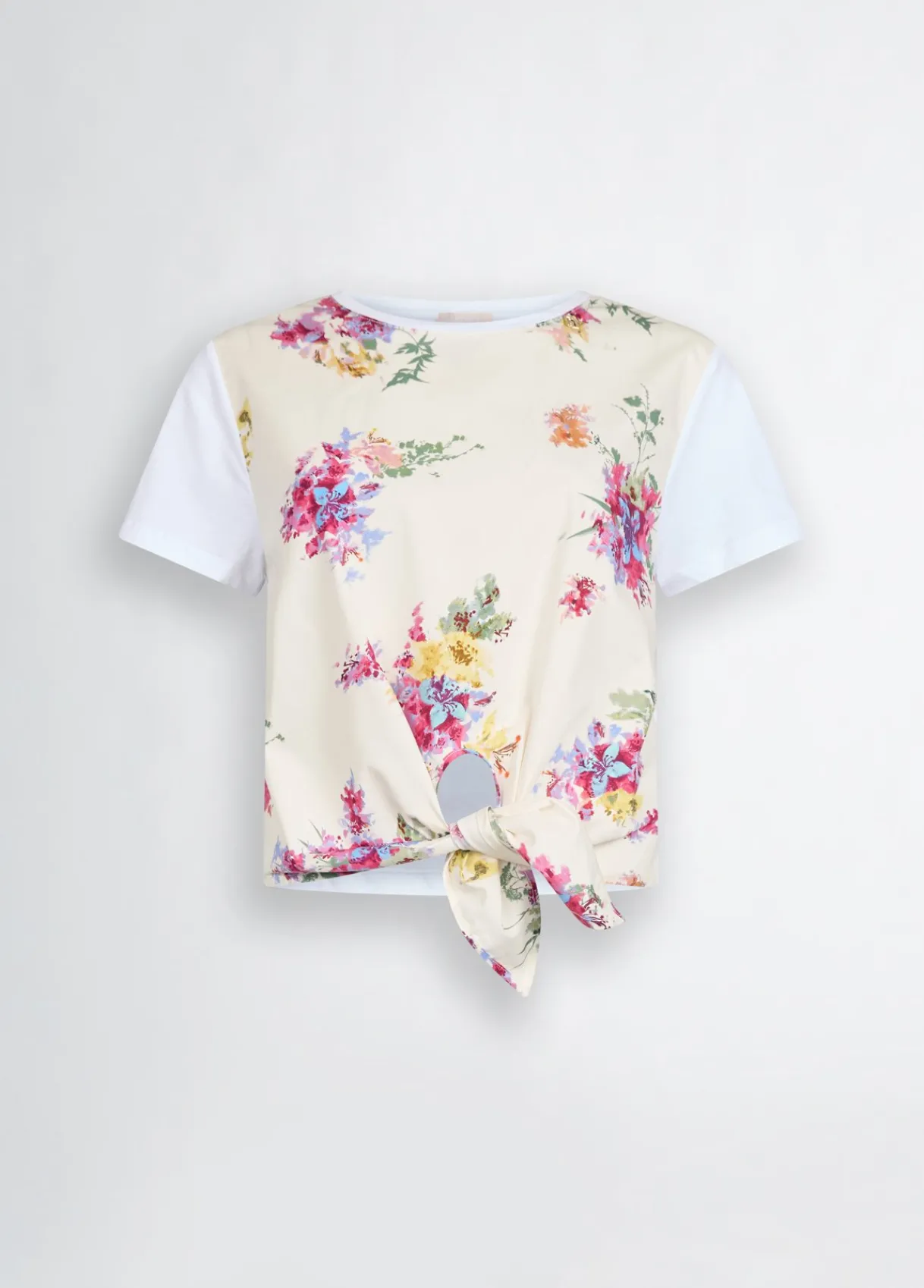 Liu Jo T-shirt avec imprimé et nœud|Femme T-Shirts Et Tops