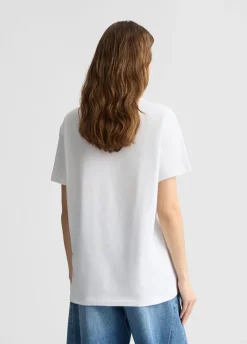 Liu Jo T-shirt avec imprimé et strass|Femme T-Shirts Et Tops