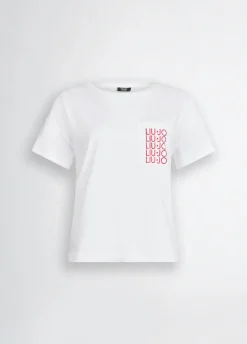 Liu Jo T-shirt avec logo|Femme Mode Plage|T-Shirts Et Tops