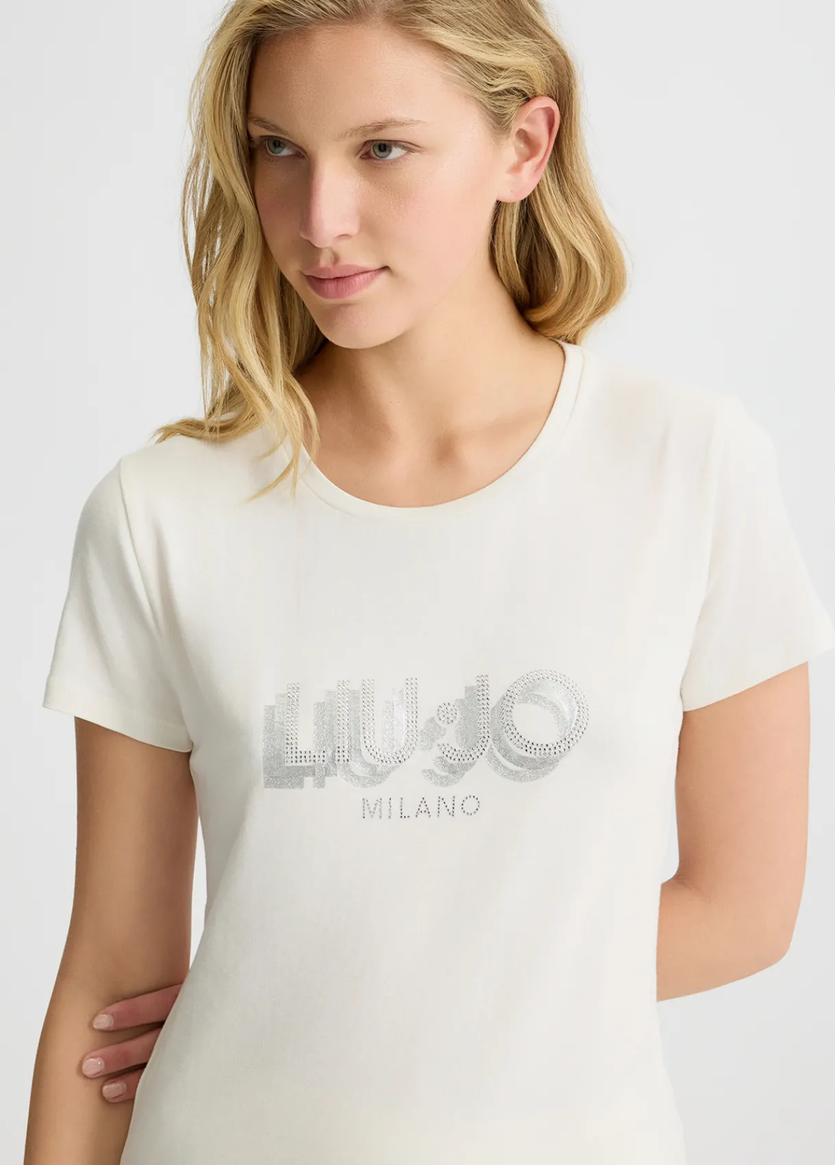 Liu Jo T-shirt avec logo et strass|Femme Vêtements De Sport|T-Shirts Et Tops