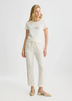 Liu Jo T-shirt avec logo et strass|Femme Vêtements De Sport|T-Shirts Et Tops