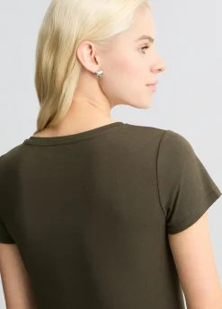 Liu Jo T-shirt avec logo et strass|Femme Mode Plage|T-Shirts Et Tops