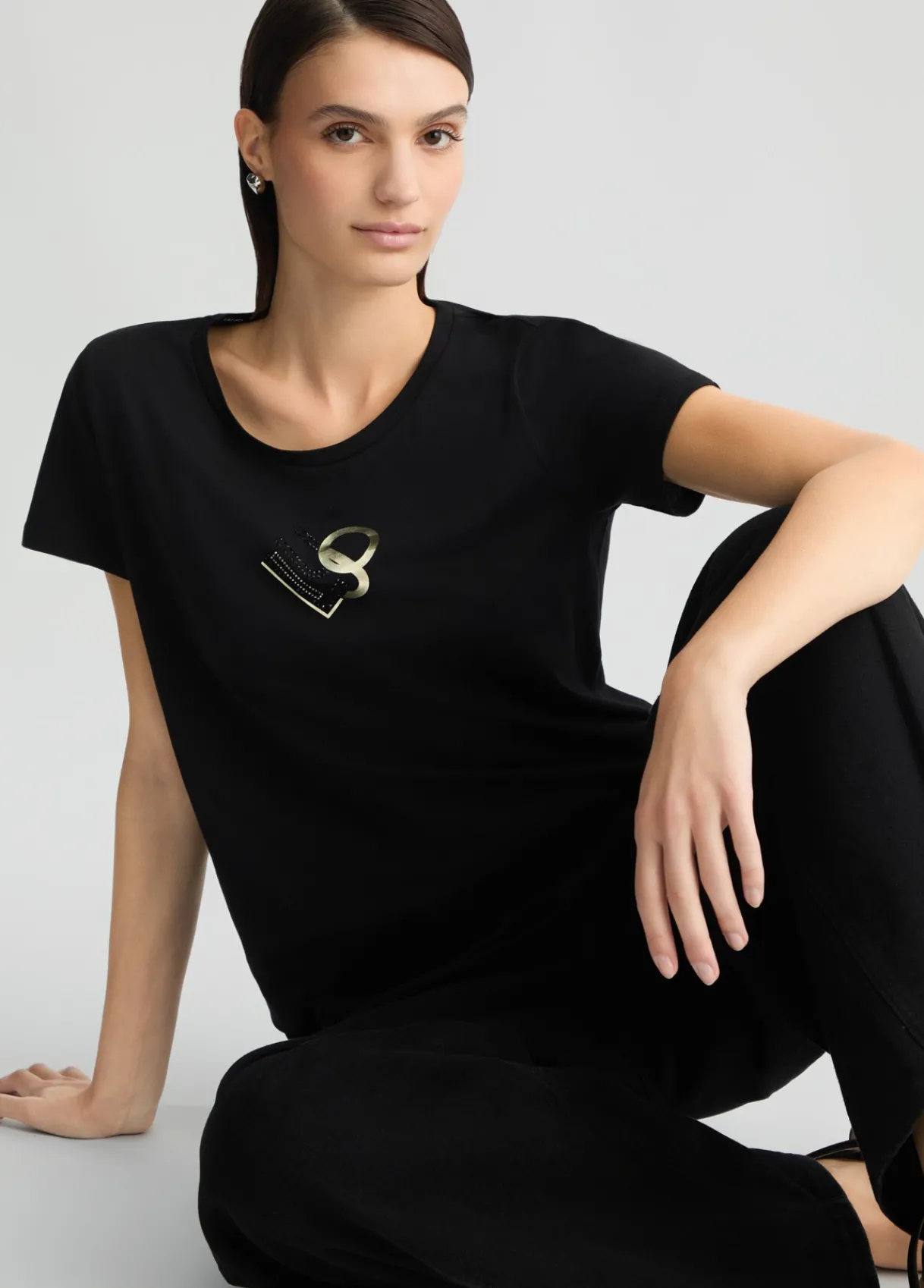 Liu Jo T-shirt avec logo et strass|Femme Vêtements De Sport|T-Shirts Et Tops