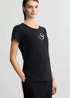 Liu Jo T-shirt avec logo et strass|Femme Vêtements De Sport|T-Shirts Et Tops