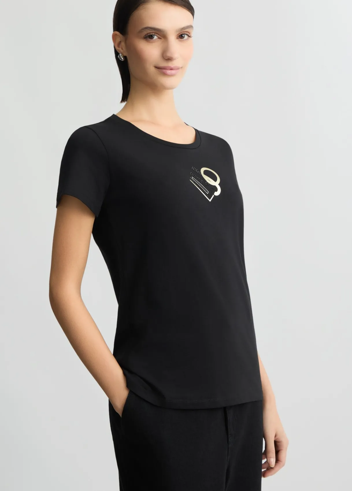 Liu Jo T-shirt avec logo et strass|Femme Vêtements De Sport|T-Shirts Et Tops