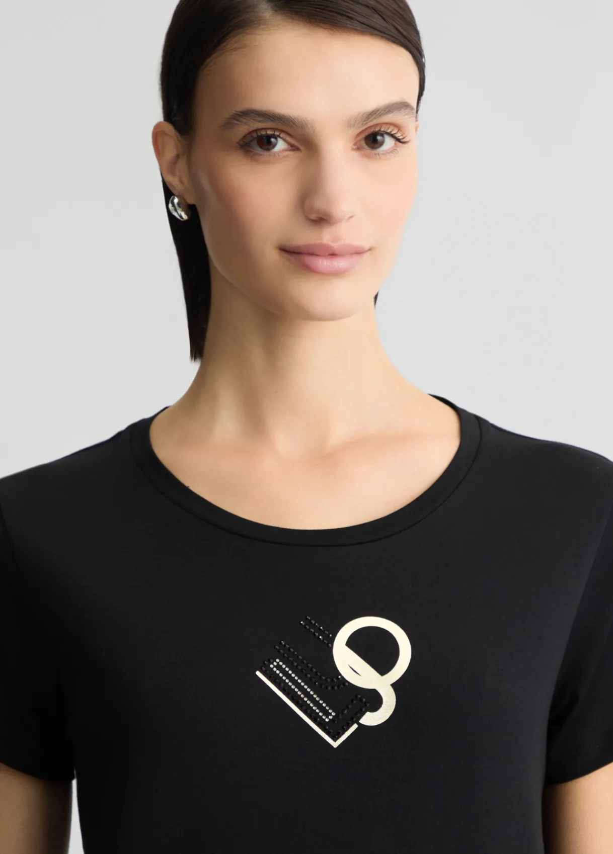 Liu Jo T-shirt avec logo et strass|Femme Vêtements De Sport|T-Shirts Et Tops
