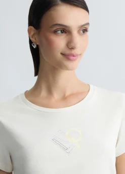 Liu Jo T-shirt avec logo et strass|Femme Vêtements De Sport|T-Shirts Et Tops