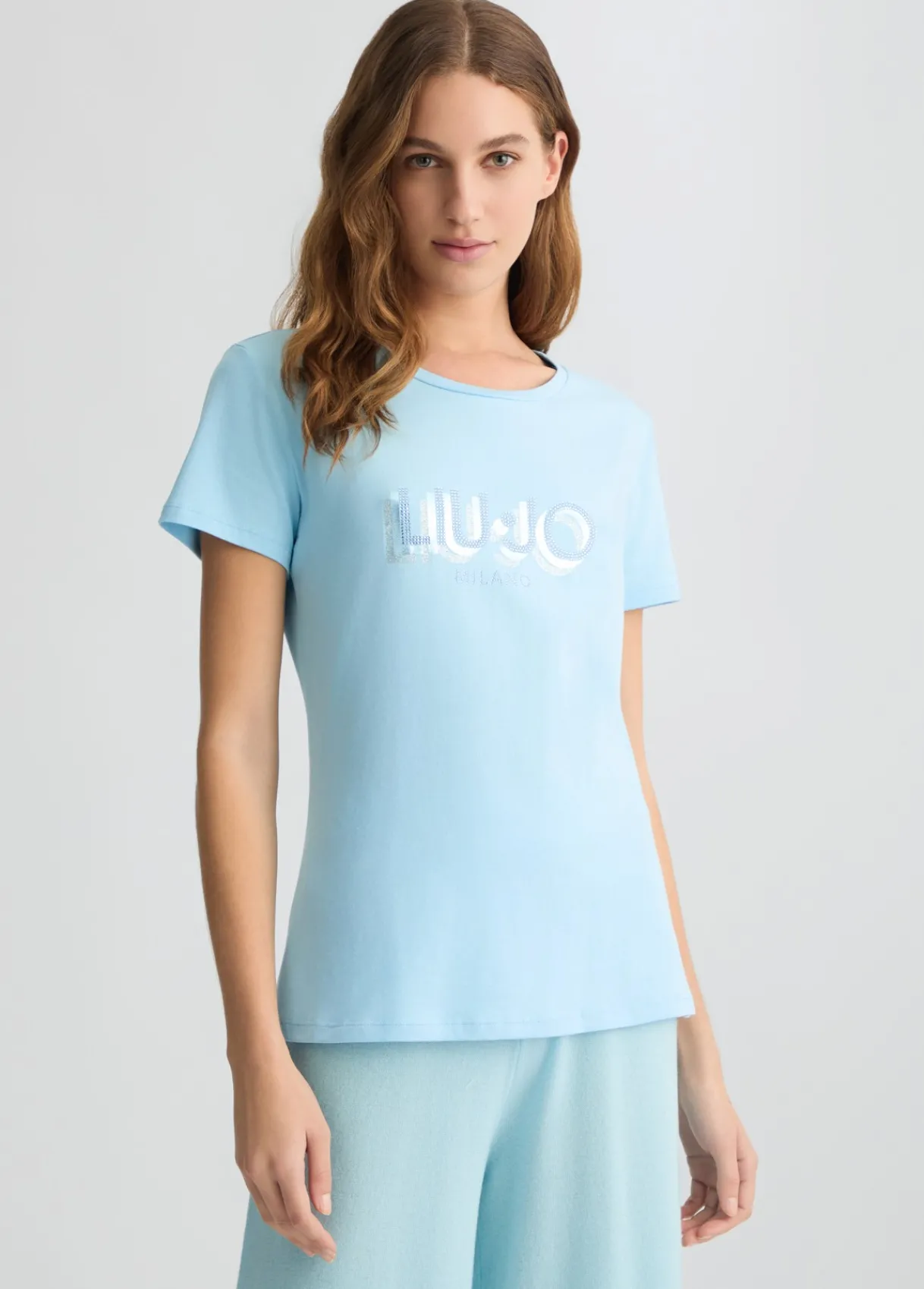 Liu Jo T-shirt avec logo et strass|Femme T-Shirts Et Tops