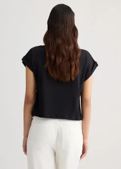 Liu Jo T-shirt avec logo et strass|Femme Mode Plage|T-Shirts Et Tops