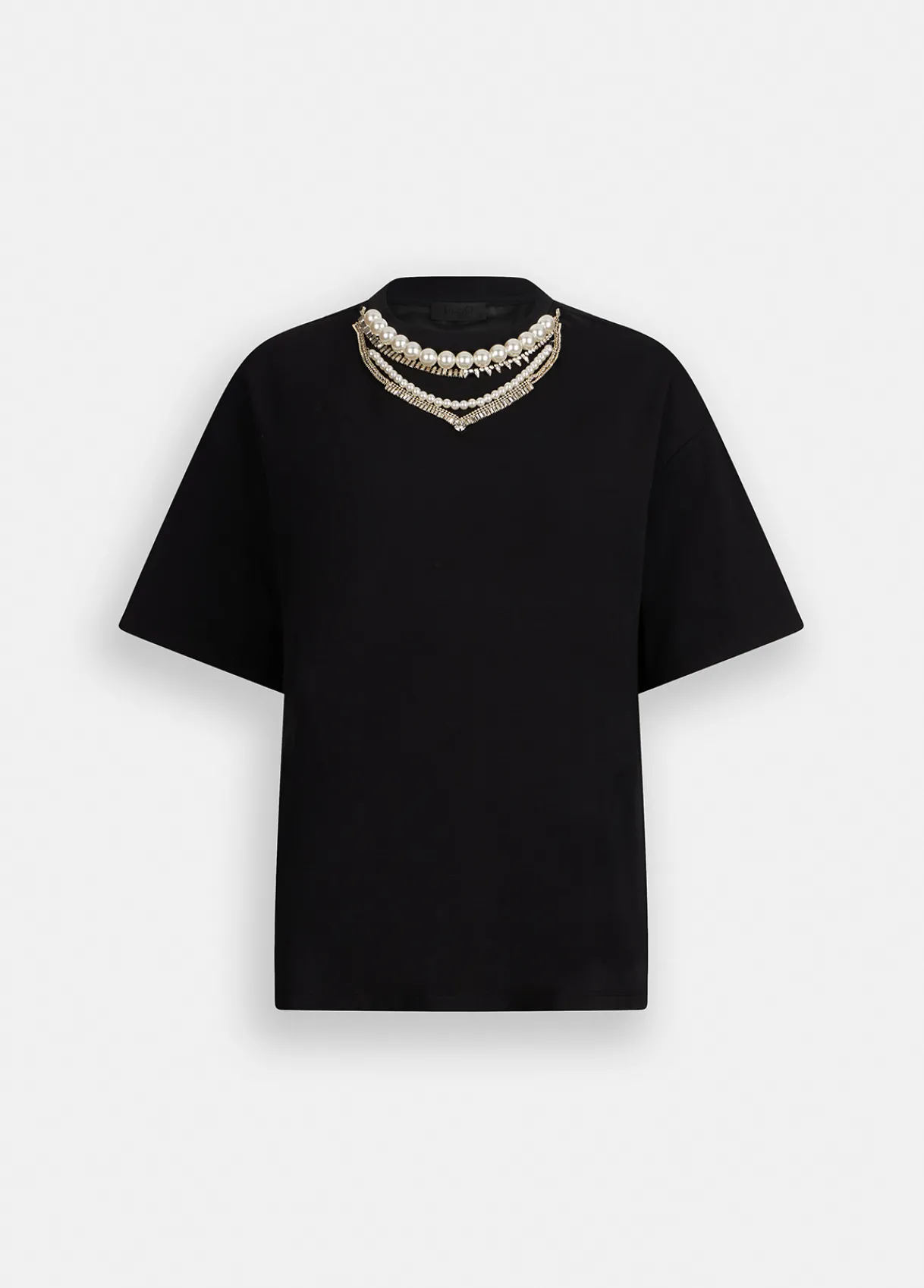 Liu Jo T-shirt avec perles et strass|Femme T-Shirts Et Tops