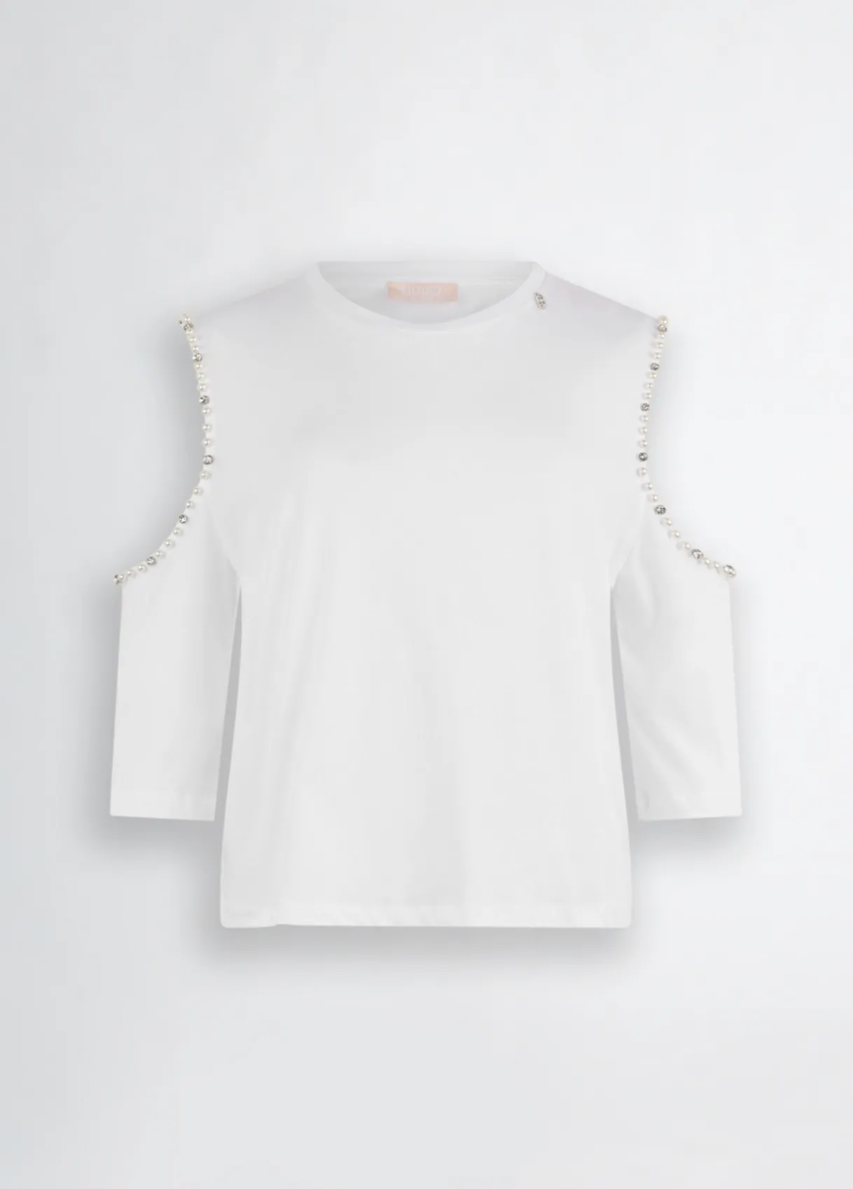 Liu Jo T-shirt avec perles et strass|Femme T-Shirts Et Tops