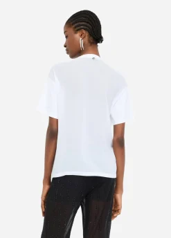 Liu Jo T-shirt avec perles et strass|Femme T-Shirts Et Tops