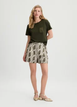 Liu Jo T-shirt avec poche|Femme Mode Plage|T-Shirts Et Tops