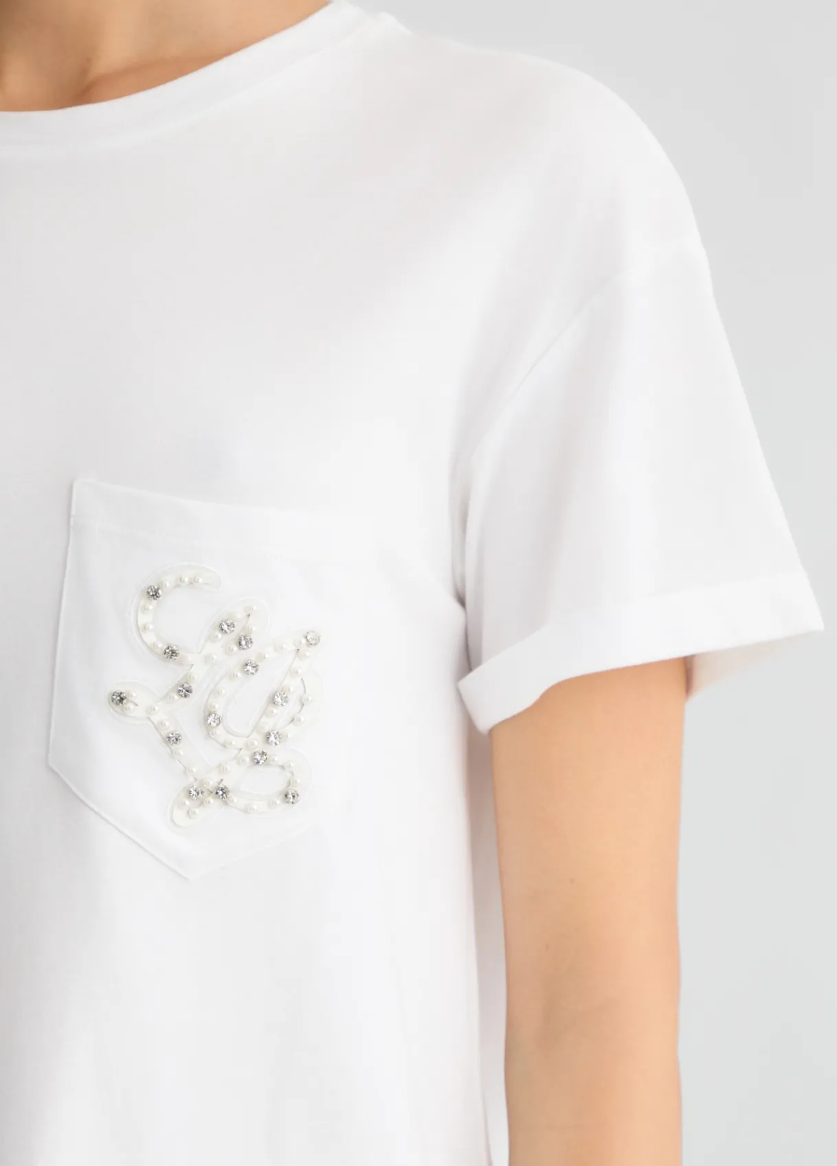 Liu Jo T-shirt avec poche|Femme T-Shirts Et Tops