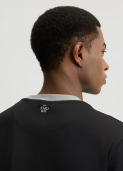 Liu Jo T-shirt avec poche|Homme Polos Et T-Shirts