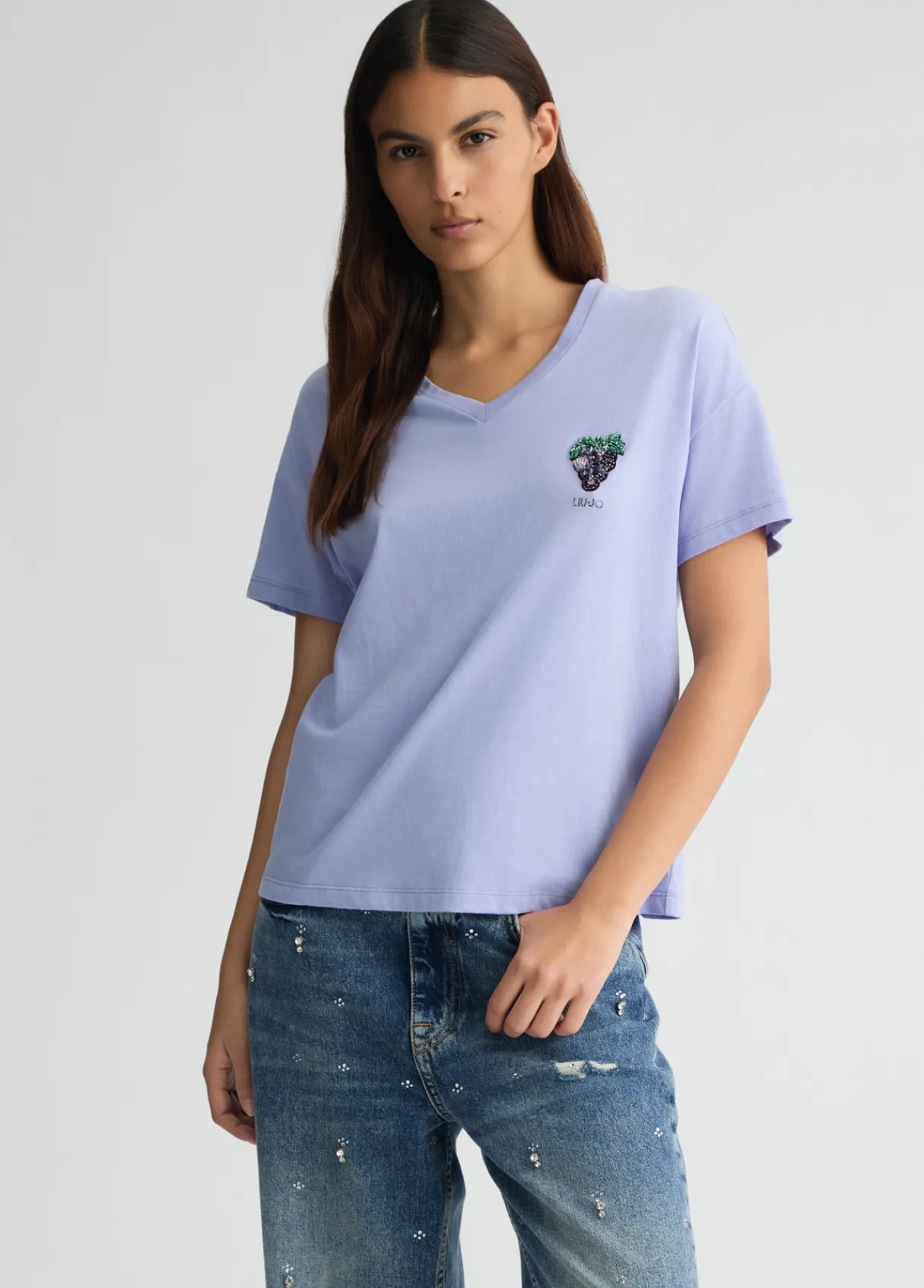 Liu Jo T-shirt avec raisins|Femme T-Shirts Et Tops