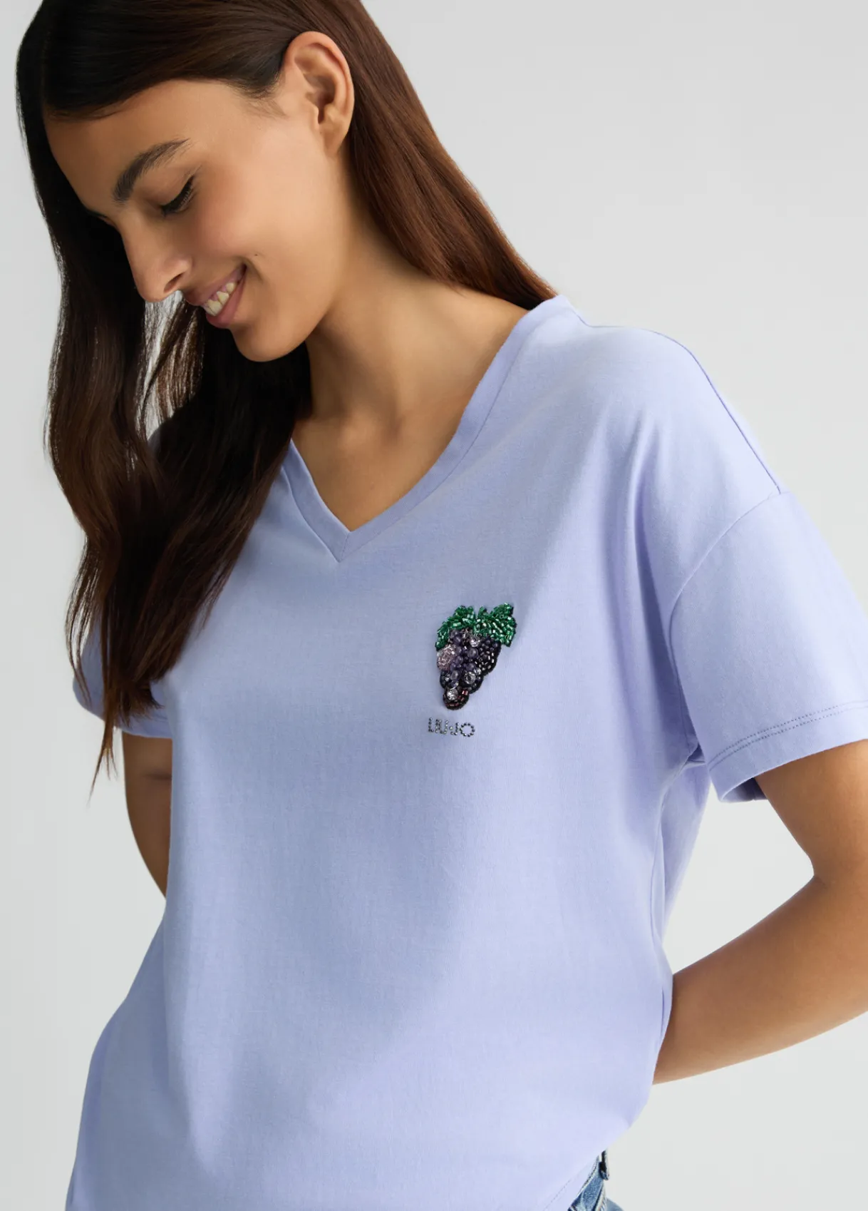 Liu Jo T-shirt avec raisins|Femme T-Shirts Et Tops