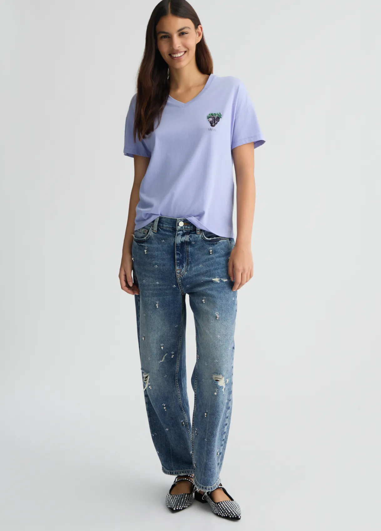 Liu Jo T-shirt avec raisins|Femme T-Shirts Et Tops