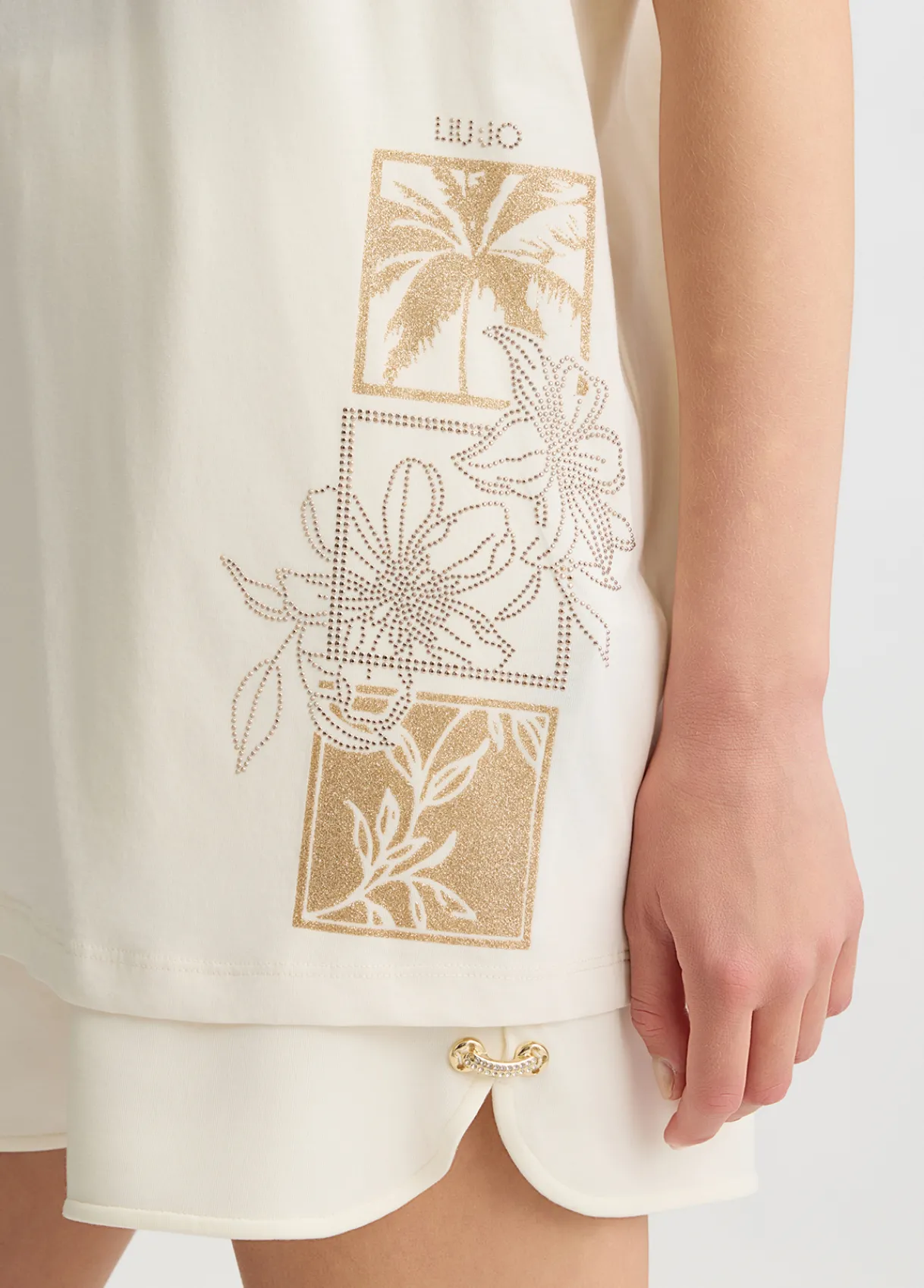 Liu Jo T-shirt avec strass|Femme Vêtements De Sport|T-Shirts Et Tops