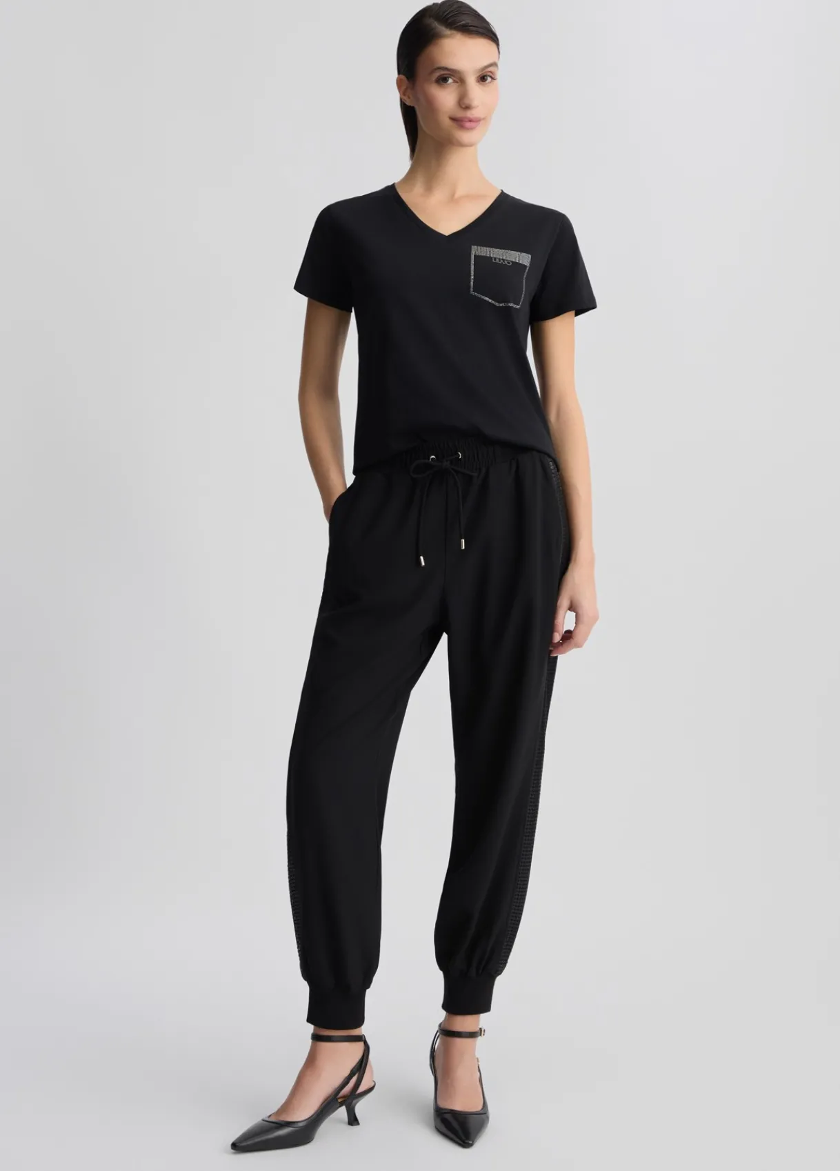 Liu Jo T-shirt avec strass|Femme Vêtements De Sport|T-Shirts Et Tops