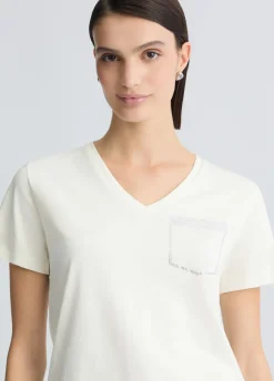 Liu Jo T-shirt avec strass|Femme Vêtements De Sport|T-Shirts Et Tops