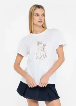 Liu Jo T-shirt avec strass|Femme T-Shirts Et Tops