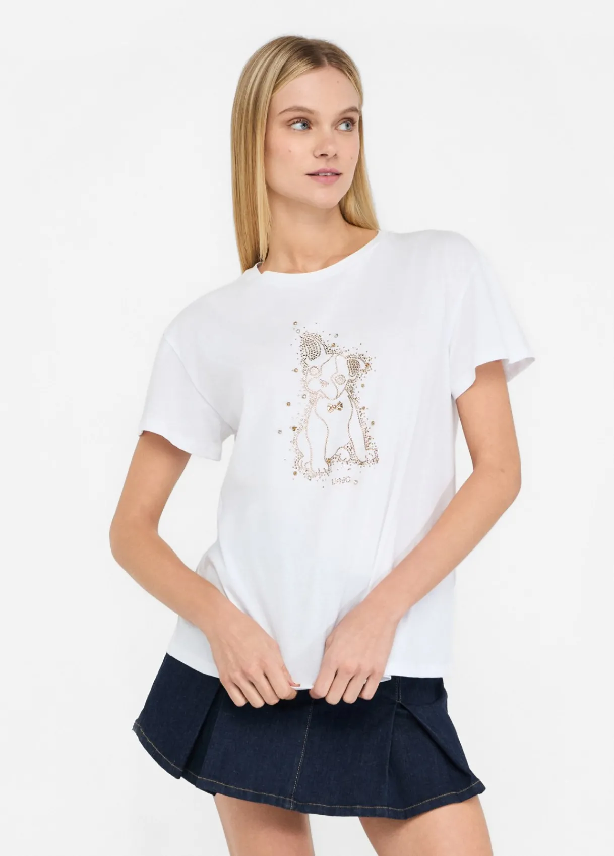 Liu Jo T-shirt avec strass|Femme T-Shirts Et Tops