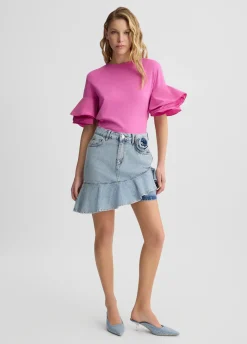 Liu Jo T-shirt avec volants|Femme T-Shirts Et Tops