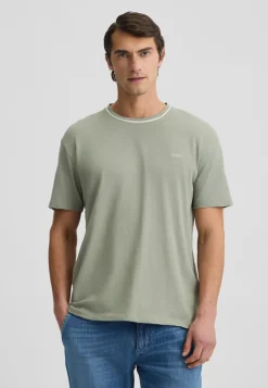 Liu Jo T-shirt couleur sauge|Homme Polos Et T-Shirts