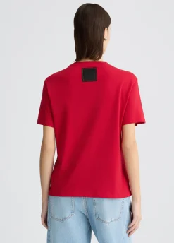 Liu Jo T-shirt en coton|Femme T-Shirts Et Tops