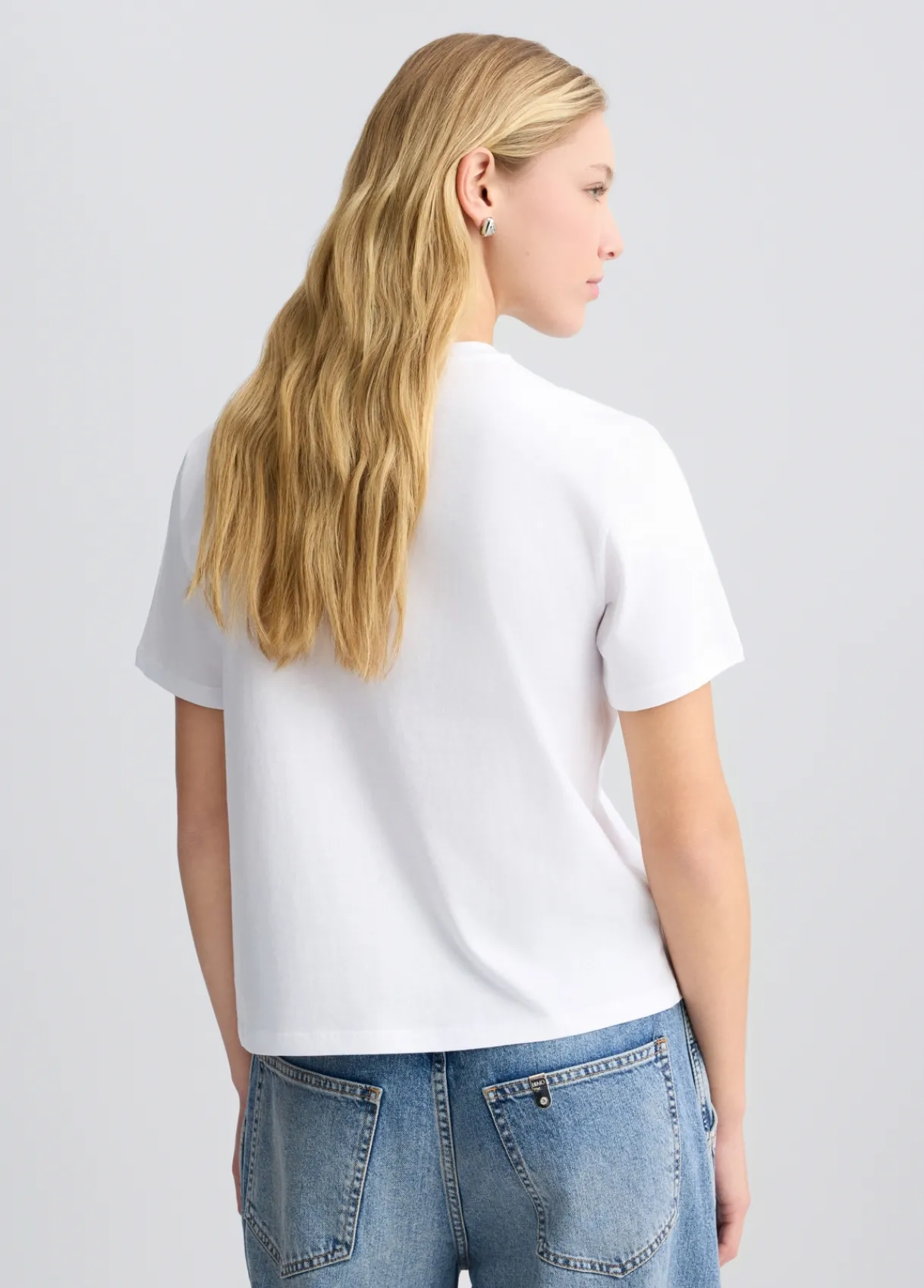 Liu Jo T-shirt en coton avec broderie et strass|Femme T-Shirts Et Tops