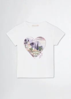 Liu Jo T-shirt en coton avec imprimé|Enfant T-Shirts