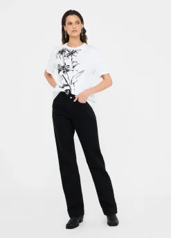 Liu Jo T-shirt en coton avec imprimé|Femme T-Shirts Et Tops