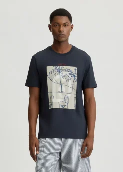 Liu Jo T-shirt en coton avec imprimé|Homme Polos Et T-Shirts