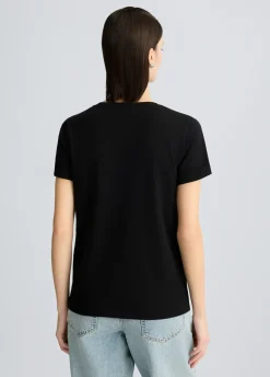 Liu Jo T-shirt en coton avec logo et strass|Femme Vêtements De Sport|T-Shirts Et Tops