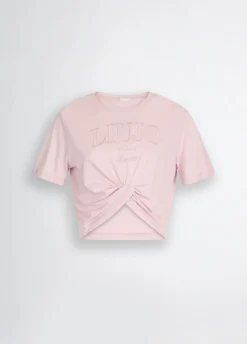 Liu Jo T-shirt en coton avec logo|Femme T-Shirts Et Tops