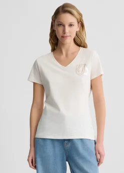 Liu Jo T-shirt en coton avec logo|Femme T-Shirts Et Tops
