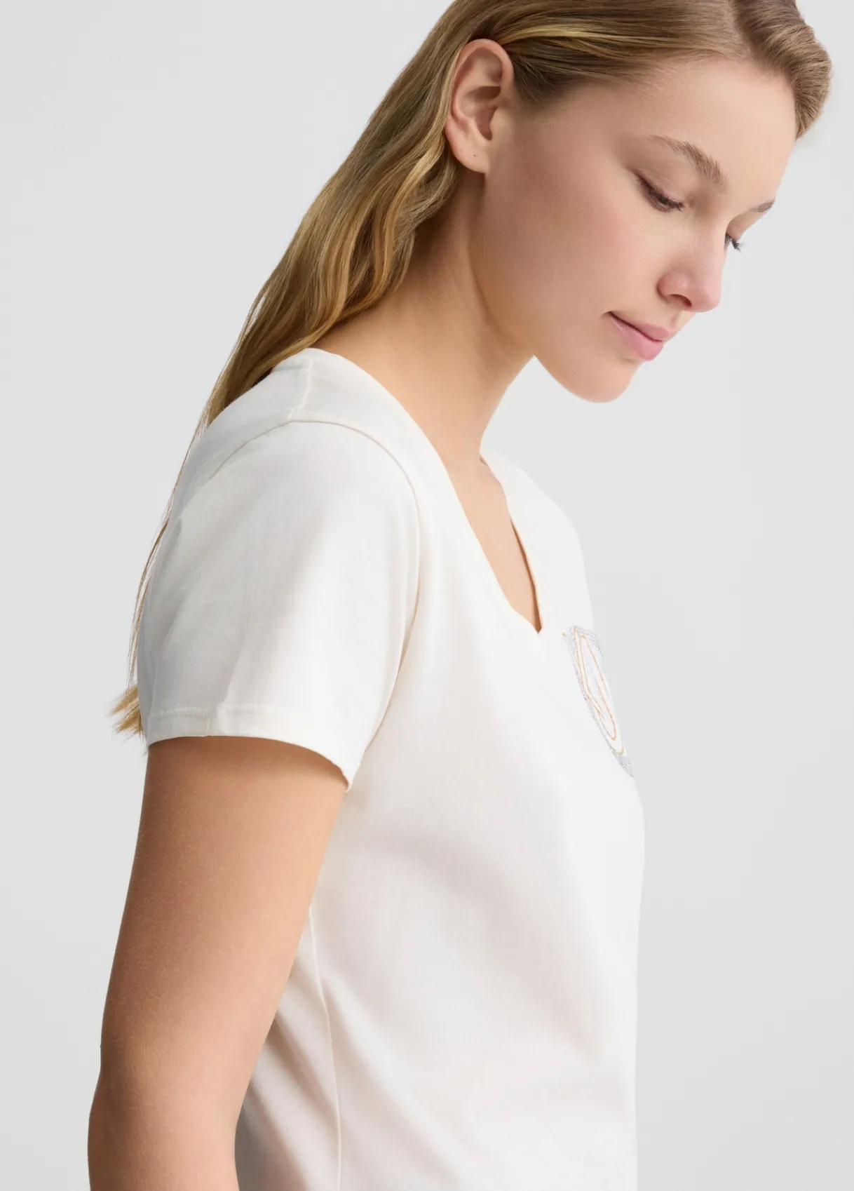 Liu Jo T-shirt en coton avec logo|Femme T-Shirts Et Tops