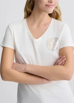 Liu Jo T-shirt en coton avec logo|Femme T-Shirts Et Tops