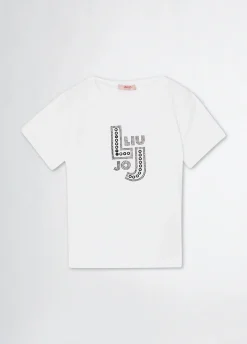 Liu Jo T-shirt en coton avec logo|Enfant T-Shirt