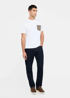 Liu Jo T-shirt en coton avec poche poitrine|Homme Polos Et T-Shirts