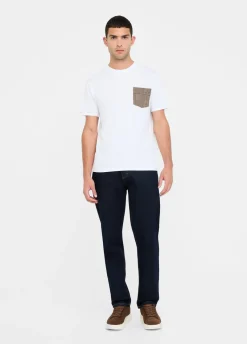 Liu Jo T-shirt en coton avec poche poitrine|Homme Polos Et T-Shirts