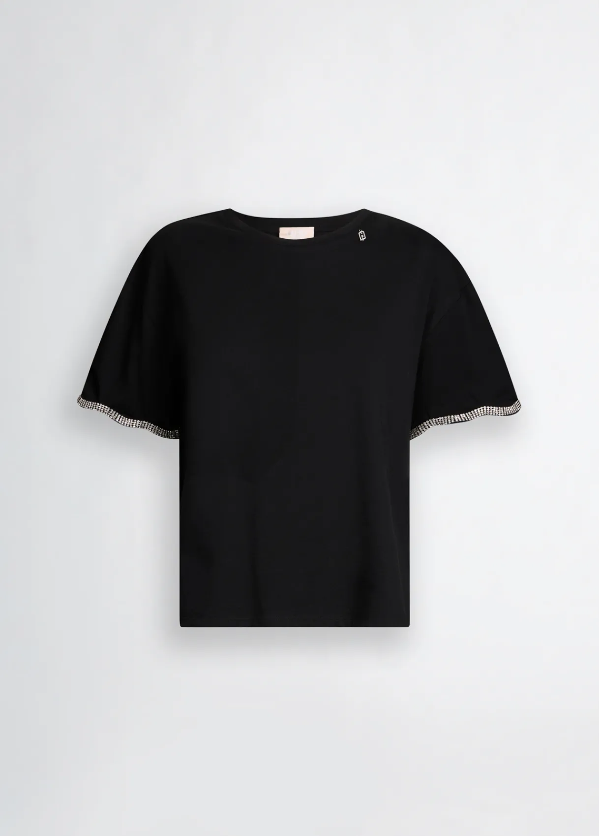 Liu Jo T-shirt en coton avec strass|Femme T-Shirts Et Tops