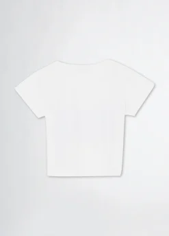 Liu Jo T-shirt en coton avec strass|Enfant T-Shirt